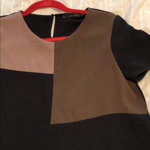 ZARA - Worn once blouse army green black